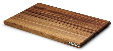 Continenta Schneidebrett, Tranchierbrett aus Akazie Kernholz, herausragende Qualität, edle Musterung, robust und langlebig, Größe: 36 x 23 x 1,8 cm