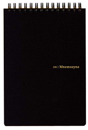 Maruman MNEMOSYNE Notebook 6.97 x 5.04 Inches (B6), 7mm ruled 21-line, 50 Sheets (N196A), white