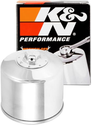 K&N Motorrad-Ölfilter: Hochleistung, Premium, für die Verwendung mit synthetischen oder konventionellen Ölen konzipiert: Passend für ausgewählte Harley-Davidson-Motorräder, KN-172C | kompatibel mit Harley Davidson (KN-172C)