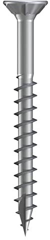 Reiser Spanplatten-Schrauben Torx, edelstahl A2, gleitbe- schichtet mit TZD-Sternantrieb, Flachkopf 6 x 90 mm, 3930