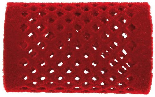 Metallwickler beflockt - 40 mm rot