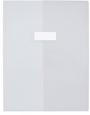 ELBA 25 Buchschoner Kristall Luxus mit Lesezeichen PVC transparent A4 A4 farblos