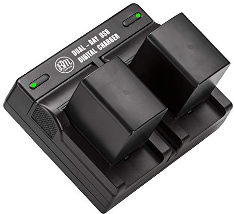 BM Premium 2 BP-828 Batteries and Dual Battery Charger for Canon VIXIA HF G40, HF G50, HF G60, HF G70, XA40, XA45, XA50, XA55, XA60, XA65, XA70, XA75, XA10, XA11, XA15, XA20, XA25, XF400, XF405