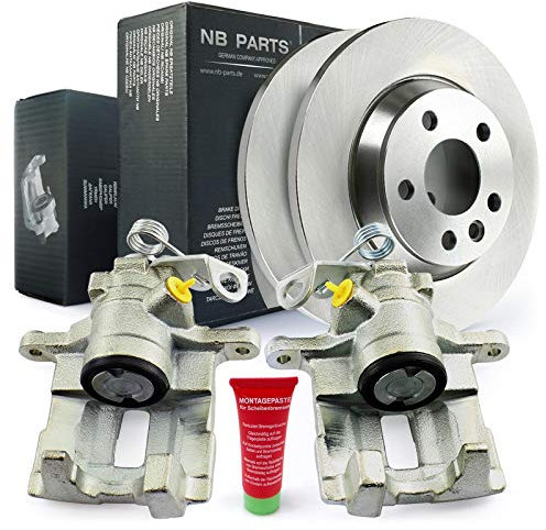 NB PARTS 2x Bremssattel Bremsscheiben 294mm hinten passend für Seat Alhambra VW Transporter T4