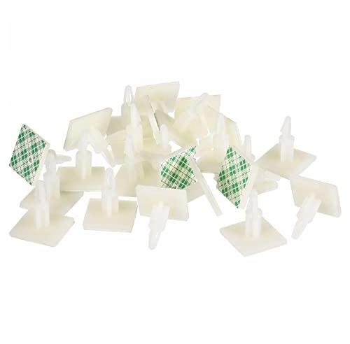 sourcing map 24 Pack Klebende PCB-Abstandshalter Kunststoffsäule 12,8mm | für Leiterplatte