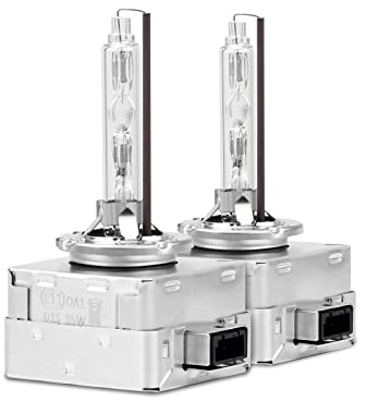 D-Lumina D1S 8000K Xenon bulbs 12v 35w OEM HID Bulb Set +50% More Light, Pack of 2