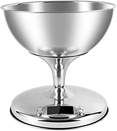 Bilancia da Cucina,Bilancia da Cucina Digitale Scala Alimentare della Cucina Digitale, 10 G/5 kg di Precisione Bilanciamento della Cucina Domestica Pesa Beni Prodotti da Forno