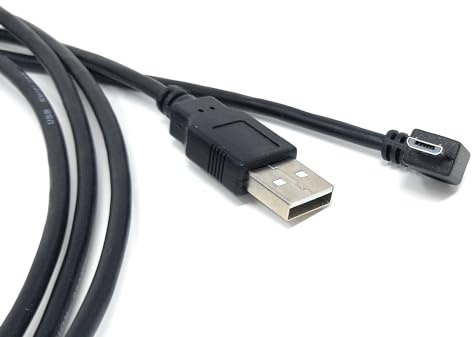 1.5m USB 2.0 to Micro USB B Right Angled Data & Charging Cable 24AWG (5ft.)