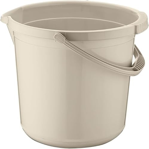 Best House 10 Litres Cleaning Bucket Multipurpose Water Storage Plastic Bucket with Handle for Garden, Cleaning, Kitchen (Pack of 2) (RANDOM COLOUR SEND)