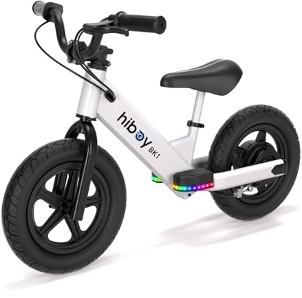 Hiboy BK1 Electric Balance Bike for Kids, 12 Inch Tires, 150W Peak Motor, Adjustable Seat, 21.6V/2.6Ah Battery, Electric Bike for Kids Ages 3-5