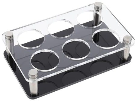 GRIRIW Bar Shot Glass Holder for Party Acrylic Shot Glass Rack Drink Organizer