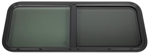 Fenêtre de camping-car 1000 x 400 mm pour camping-cars, caravanes, fenêtres coulissantes, caravanes, fenêtres de ventilation pour camping-cars, remorques, micros (100 x 40 cm)