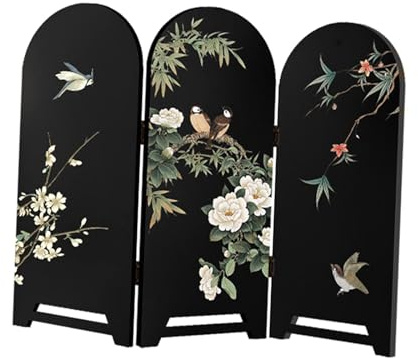 Nishiyuenyi Paravento Pieghevole per Scrivania, Decorazione per Studio, Ufficio, Scaffale E Casa, Dimensioni: 24x20cm