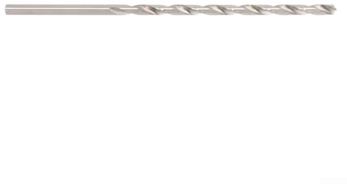 3-Piece Extra-Long Wood Drill Bit Set, 6/8/10mm x 300mm for HSS Spiral Drills with Brad Point Tip for Deep Holes in Softwood, Hardwood and Plywood