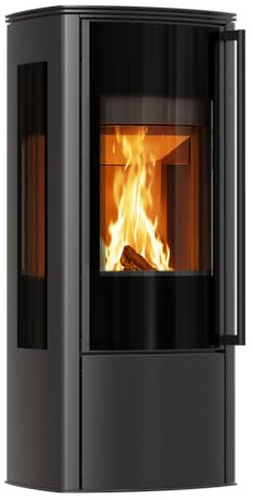 KRATKI Stufa a legna in acciaio KOZA ENYO 5,5 kW Ø150 A Ecodesign AB ENYO R
