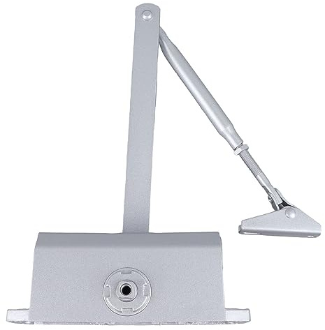 Maqulae Chiudiporta Automatico Chiudiporta Idraulico Regolabile Automatico con Struttura in Acciaio Inossidabile per Porte Fino a 45 Kg