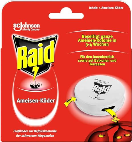 Raid (Paral) - Scatola per formiche per interni ed esterni, confezione da 1 (1 x 43 g)