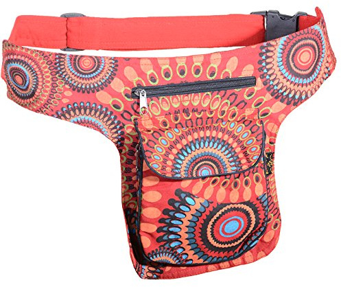 Kunst und Magie Bauchtasche Mandala-Print Gürteltasche Festivaltasche