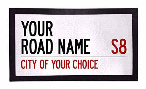 Bang Tidy Clothing Personalised Street Sign Bar Runner Pub Club Cafe Cocktail Beer Mat