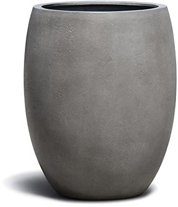 ESCHBACH® Pflanzkübel Tall Balloon 40 Beton Grau Rund * 40 x 40 x 50 cm * 10 Jahre Garantie