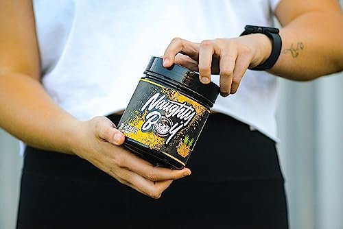 Naughty Boy Menace Pre-Workout Powder Containing Citrulline, Beta Alanine & High Caffeine, Energy & Focus for Men & Women - 420g/30 Servings (Pineapple OG)