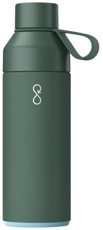 Ocean Bottle Original 500ml | Stainless Steel Water Bottle | Reusable & Sustainable | Keeps Drinks Cold & Hot | Eco Friendly Gift (Forest Green)