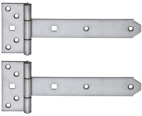 Alberts 327231 Kreuzgehänge | mit vernietetem Stift | Edelstahl | Band 192 x 34 mm | Scharnier 92 x 44 mm | 2er Set