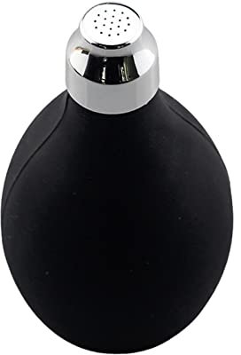 Fowybe Botella polvo silicona para peluquería, aplicador fibra pelo, retro, botella talco, botella polvo seco para adultos y niños