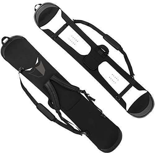 WEALTHY73 Snowboard-Schutzhülle Tasche Snowboard-Rucksack Schulter Furnier Ausrüstung Aufbewahrungstasche Wasserdichtes SBR-Gewebe Verschleißfest und Schlagfest, Robot,150CM