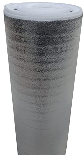 HARICSET Schalldämmung Trittschalldämmung Laminat Laminat Unterlage 2 mm Dick Dämmunterlage Dämm Parkett Fußboden Bodenunterlage Unterlage Dämmung Boden Laminat Fußbodenheizung(Size:1 * 40m)