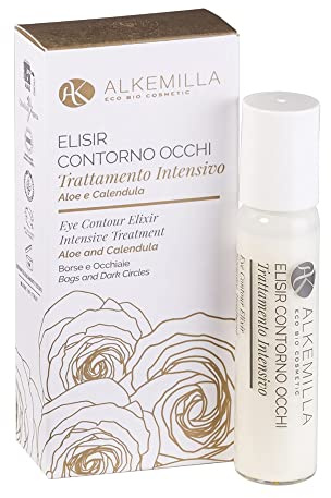 ALKEMILLA ELISIR CONTORNO OCCHI CON ALOE E CALENDULA - TRATTAMENTO INTENSIVO ECOBIO VEGANO COD.0090