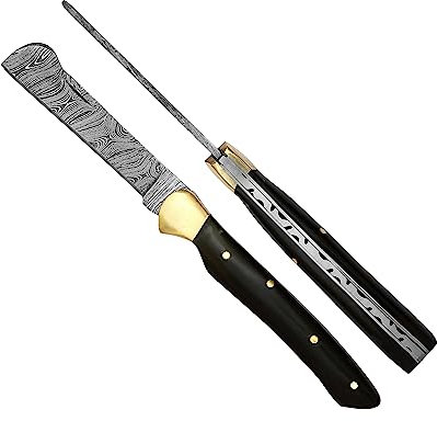 laguiole artisan Damis 3722 Élégance 10 cm Poignée pliante en bois de camel