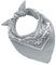 Bandana 100% Baumwolle 3/5/10 Set für Damen Herren Kinder Unisex Einfarbig und/oder Paisley Muster Code A644, dunkelgrau, Set 1 pz