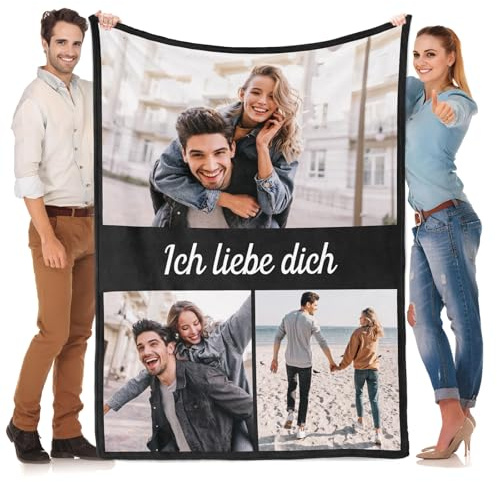 Personalisierte Geschenke für Frauen, Personalisierte Decke mit Foto, Personalisierte Decken, Personalisierte Foto Decke, Personalisierte Kuscheldecke, Geburtstagsgeschenk für Frauen und Männer