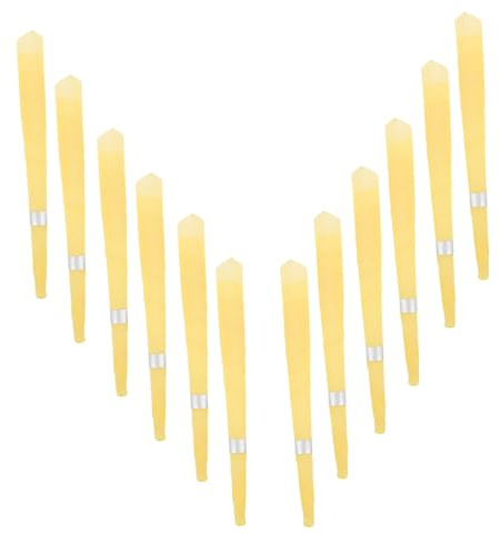 HONITANO 20 Piezas Cera de Oído Removedores con Tapón Velas de Limpieza Auricular con Diseño de Grande Accesorios para Cuidado del Oído Suavizan y Facilitan la Eliminación de Cera