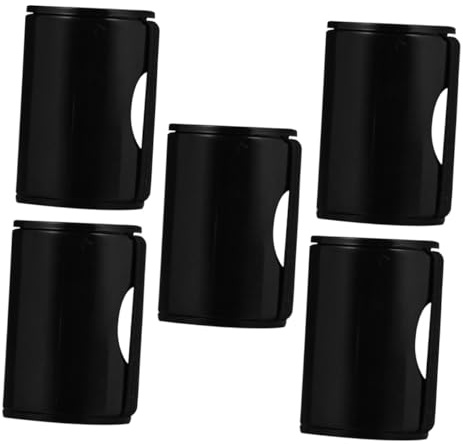 POPETPOP Shakers à Doigts pour Guitare et Castagnettes en Plastique et Métal, Pack de 5 Pièces, Design Compact et Léger, pour Compositions Créatives et Voyages