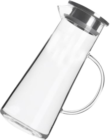 SMASOLO Botella de Vidrio Soplado Resistente para Agua Fría y Caliente Jarra de Gran Capacidad para Cocina y Hogar Segura y Duradera Diseño Antirotura y Saludable