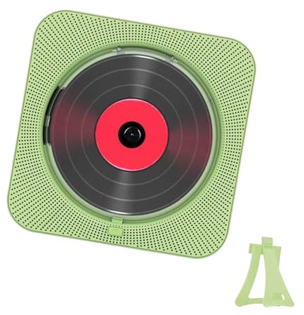 YIZITU Lettore CD Compatibile con 5.3 Uscita HiFi 3.5mm 2000mAh Batteria Ricaricabile Musica per Auto da Viaggio CD Ricaricabili per Auto