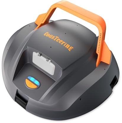 CoasTeering Batería para robot de piscina Planet, 120 min de autonomía, estacionamiento automático, carga rápida de 2,5 horas, motor dual para piscinas de hasta 80 m², para piscinas de suelo plano