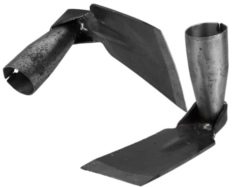 Luxshiny 2 Pièces Outil de Jardinage Houe à Désherber Robuste en Acier au Manganèse, Petit Outil de Jardin, Noir, Manche Ergonomique, pour Jardinage, Légumes et Sol