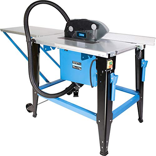 Güde 55150 Tischkreissäge GTKS 315/230V (2000W, Verzinkter Arbeitstisch, 83 mm Schnitthöhe, Transporträder, Fahrgriff)