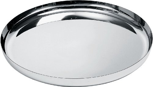 Alessi JM14/35 L Tablett, rund - Edelstahl 18/10 glänzend poliert