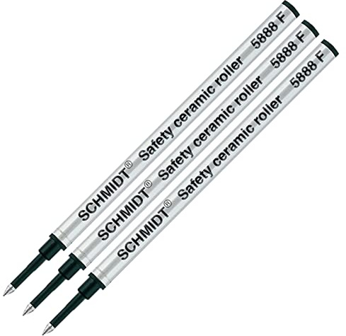 Cartucce per penna a sfera con punta in ceramica, confezione da 3, 5888F
