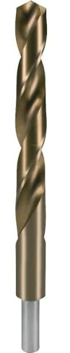Ruko A1166111208R2005170 2005170 Spiralbohrer DIN338 Typ N D.17mm HSS-Co abgesetzter Schaft, 17 mm Schwarz