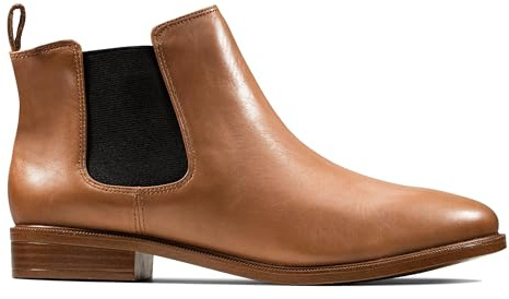 Clarks Taylor Shine dam Chelsea Stövlar, Brunt brunt läder, 40 EU