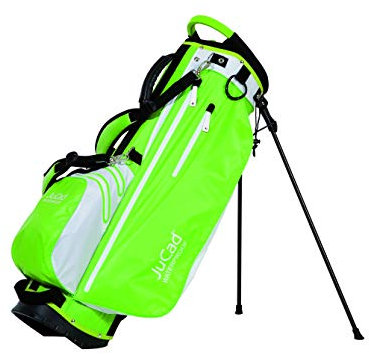 JuCad Bag 2 in 1 Waterproof I Wasserdicht I Tragebag I Cartbag I Golf I Tasche I Farbe weiß-grün