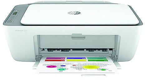 HP DeskJet 2755 Wireless All-in-One Printer, Mobile Print, Scan & Copy, Instant Ink Ready, Works with Alexa (3XV17A)