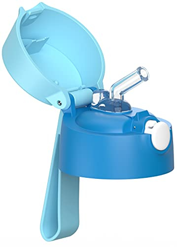 Coperchio di ricambio JARLSON® con boccaglio in silicone - per flaconi CHARLI ed EMI di JARLSON® Parti di ricambio (blu)