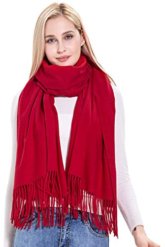 vimate Pashmina Wool Schal und Tuch, Damen Superweiche Wool Pashmina Schal Wrap für Abendkleider