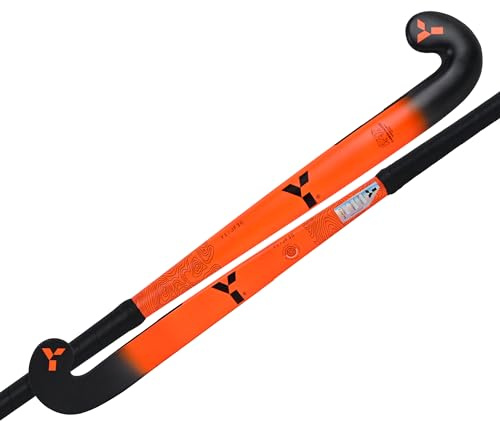 Y Y1 Hockey, JF 30, Junior Hockey Stick, Senior Hockey Stick, 30% Carbon, 70% Fibreglass, Orange, Boys Hockey Stick, Girls Hockey Stick, Kids Hockey Stick